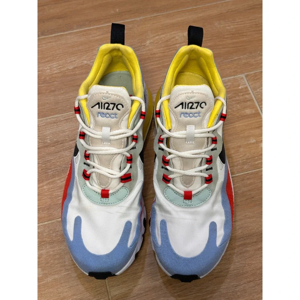 Nike Air Max 270 React Bauhaus Multi‎ Color Sneakers Women's 8